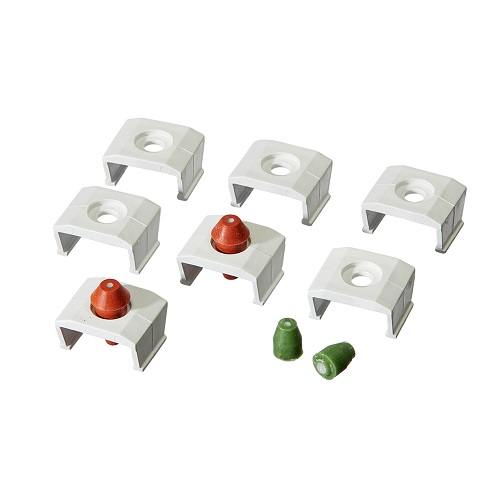 Cartridge Plug & Clip Kit, Plugged productfoto Front View L-internal