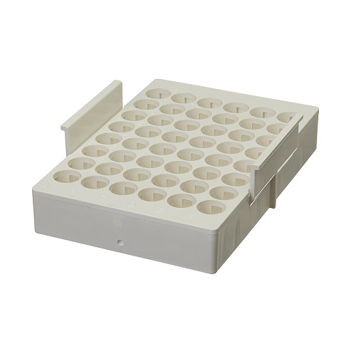 Sample Vial Tray 6 x 8 productfoto Front View L-internal